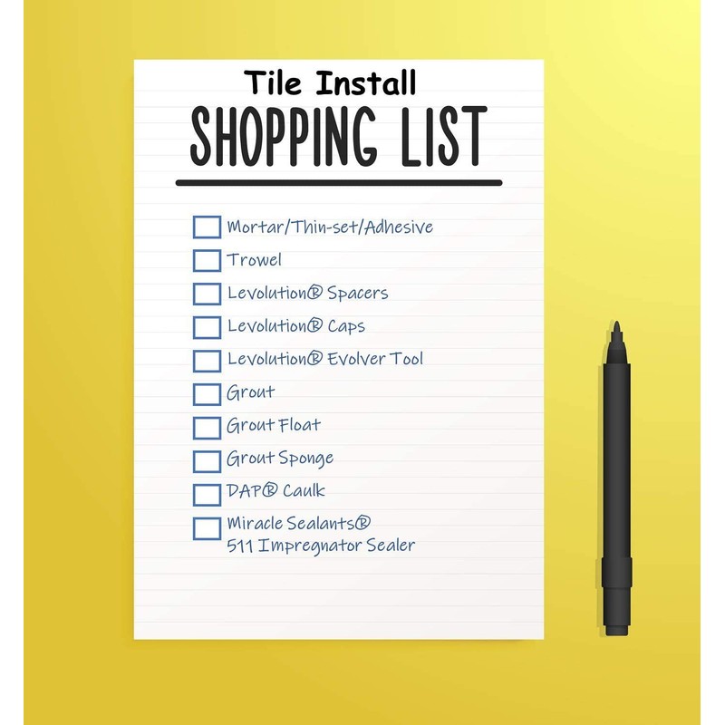 Miracle Sealants LEV316UN5 Levolution Universal Tile Spacing Tools, 3/16 in,