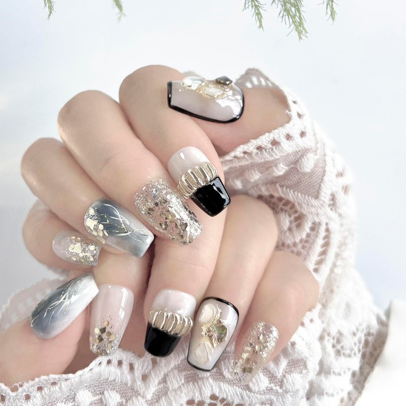 Nail Tips, Press on Nail, Set of 10, Handmade Nail