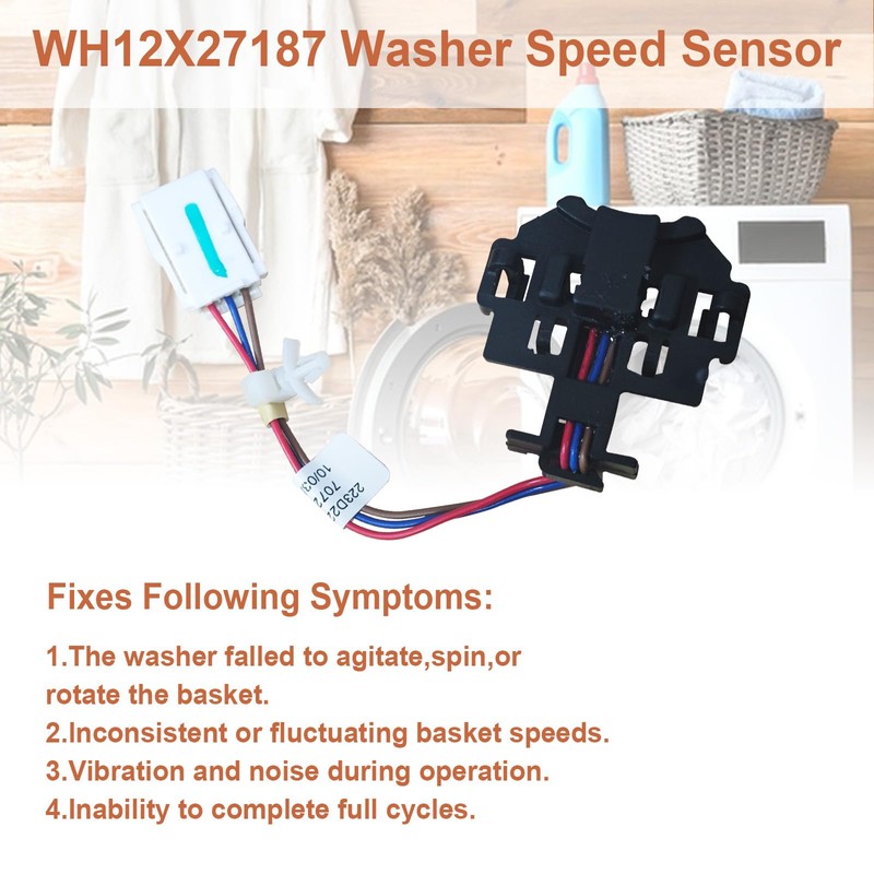 WH12x27187 Washer Speed Sensor for GE Washing Machine Speed Sensor