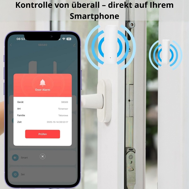 Sone Smart One Door Sensor Alarm, Window Sensor Wireless. Alarm