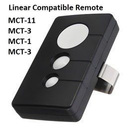 Linear Mega Code MCT-11 DNT00090 3-channel Visor Gate & Garage Door Opener Remot
