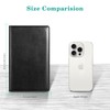 Fintie Server Book Organizer with Zipper Pocket, PU Leather Restaurant