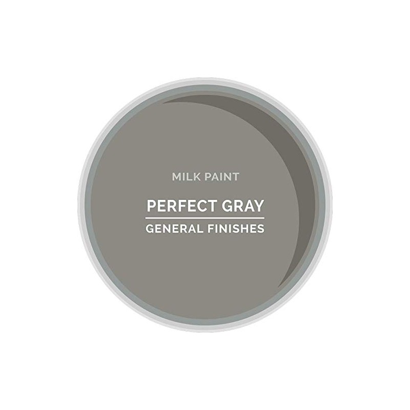 General Finishes Water Based Milk Paint, 1 Quart, Perfect Gray