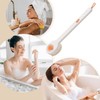 Cepillo exfoliante de espalda para ducha con dispensador de líquido