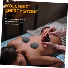 COLLBATH Hot Compress Stone for Massage Portable Essential Oil Absorbing Stone for Tension Relief Muscle Relaxation Shape Tool for Home Outdoor Use