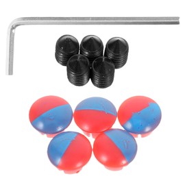 jojofuny 5 x Tap Hole Lid Hydrant Grub Screws Shower Knob Replacement Universal Shower Handle Grub Screw with Hexagonal Socket Shower Knob Replacement Set Screw Set Handle ABS