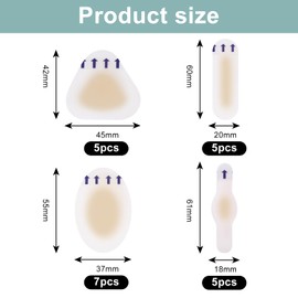 22 PCS Anti-Blister Stick for Feet – Invisible Blister Prevention Balm, Friction-Reducing Foot Protector, Portable and Non-Greasy, Ideal for Heels, Toes, and Shoes, Skin-Friendly Formula, Long-Lastin