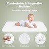 INFANS Baby Bassinet Bedside Crib, Newborn Sleeper w/Large Storage Basket,