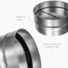 HVAC OV 10 Inch Backdraft Damper, One-Way Airflow Ducting Insert