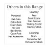 Minimalist Range Cotton Pads Storage Canister - White Metal Enamel