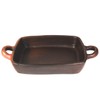Ancient Cookware Pomairewre Clay Rectangular Roasting Pan, 2.5 Quarts
