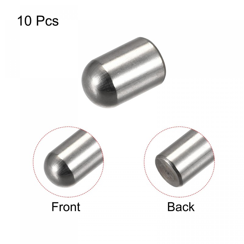 sourcing map 8 x 10 mm Dowel Pins 304 Stainless