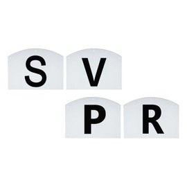 Menolana Menolana Dressage Arena Markers Dressage Letters, Lightweight Professional Sports Stable for Equestrian Athletes Wall Mount Equipment, 4pcs