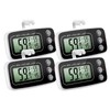 KeeKit Refrigerator Thermometer, 4 Pack Digital Freezer Thermometer, Upgraded Fridge