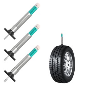 Reifenprofiltiefenmesser Set, 3 Stück, Reifen Profiltiefenmesser, 6-seitiger intelligenter farbcodierter reifen profiltiefe messen, Reifentiefenmessgerät in 25 mm/32 inch
