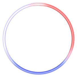 FlashingBlinkyLights 50 22" Premium Tri-Color Glow Stick Necklaces- Red, White & Blue