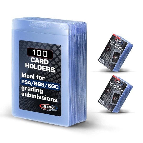 BCW Semi Rigid Card Holder #1 | 100 Pack |