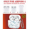 Case Compatible with AirPod 4th Generation 2024,Shockproof Protective Case Cover