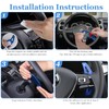 EFUTURETIME Shift Paddle Extension Steering Wheel Shift Paddle Extension Made