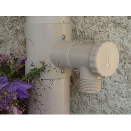 Capt'eau Rain Water Collector for Circular Pipes (Sand)