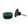 HIEMTE Tools 2 Inch Bristle Disc Grit 50#(Green) with 2"