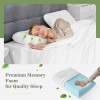 JHK Comfy Memory Foam Pillow Neck Relief Ergonomic Body Side