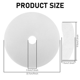 Pack of 12 Tumble Dryer Cloth Exhaust Filter 227x33mm for B*u*sh DHB7VTDW DHB7VTDB TD3CNBW Air Intake for Clothes Dryer Filter Replacement