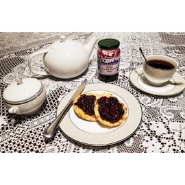 Wild Huckleberry Jam, 16 ounces by Huckleberry Haven, Inc.