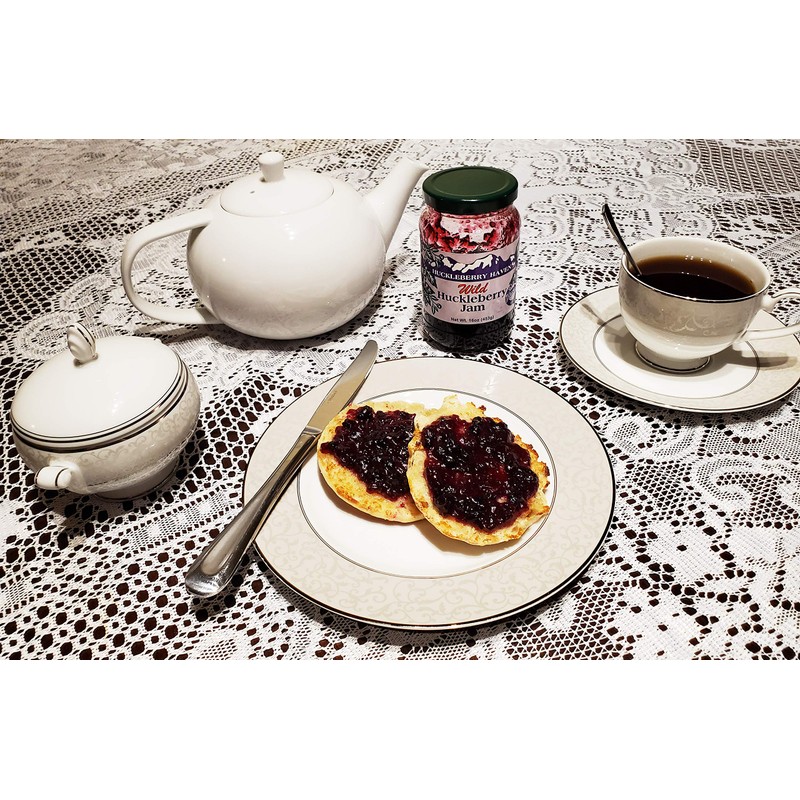 Wild Huckleberry Jam, 16 ounces by Huckleberry Haven, Inc.