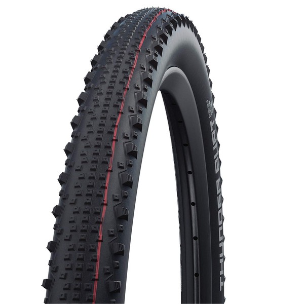 SCHWALBE - Thunder Burt MTB and Cross Tubeless Folding Bike Tire | 29 x 2.1 | Evolution Line, Super Ground, Addix SpeedGrip | Black