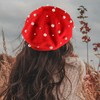 OATIPHO Beret Pearl, Beret Hats for Women Autumn Elegant Beaded