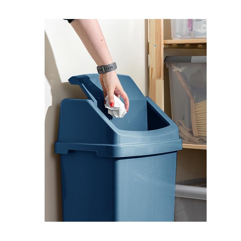 JMS we create smile 8L/25L/50L Litre Plastic Swing Lid Bin