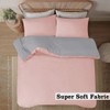 Ev Dekor Double Duvet Cover Sets – Reversible Brushed Microfiber