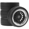 RC 1/10 On Road Tires & Wheel 12mm Hex Plastics