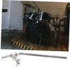 Vaguelly Drum Cowbell Mounting Pole Cowbell Holder Extension Rod for