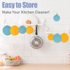 LUVCOSY 7 Cup Silicone Replacement Lids Storage Cover for Pyrex