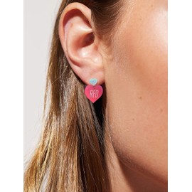 HSWYFCJY Album Song Title Earrings for Women, TS Inspired Earrings Gifts for Music Lover TS Singer Fans, Heart Shape Earrings Gifts for Girls