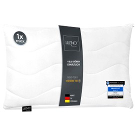 LILENO HOME Pillows as Cushion Filling, Bed or Decorative Sofa Cushions with Zip to Adjust, Washable up to 95 °C, 50 x 75 cm, Set of 2