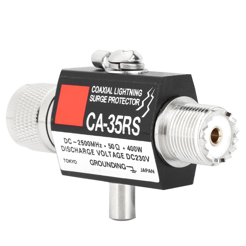 Walkie Talkie Antenna Arrestor Radio Repeater AntiThunder Antenna Surge Protector(CA35RS(MM