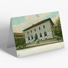 GREETING CARD - Vintage Arkansas USA - Hot Springs. Post Office