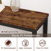 SUPERJARE 70 Inch Console Table with Outlet, Sofa Table with