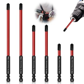 6 Piece Phillips Screwdriver Bits Set PH2 75/110/150 mm Magnetic Special Slotted Phillips Screwdriver Set for Electricians, Air Switch, Socket Switch, Circuit Breaker