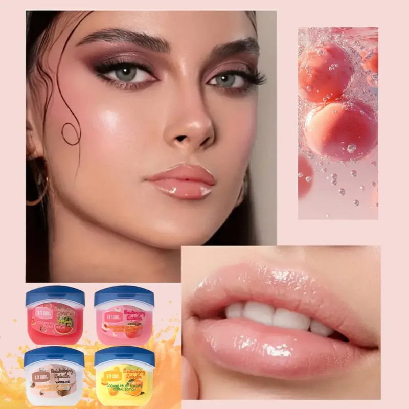 V Set 4 Bálsamos Labiales Hidratantes S.t.r Color 7g C/u