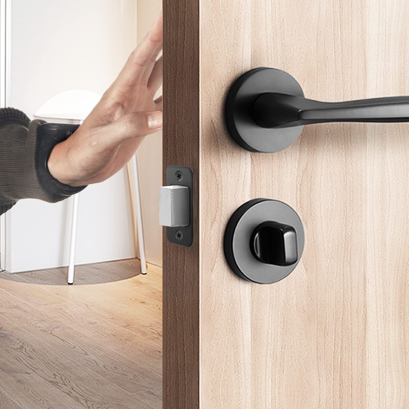 Deadbolt Strike Plate Door Backplate 1" x 2 1/4" Round