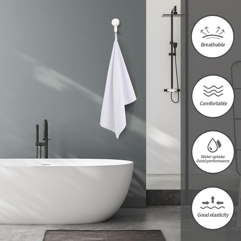 KinHwa Microfibre Soft Hand Towels for Bathroom Abosorbent Small Guest