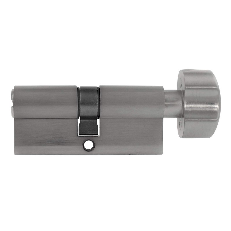 3x Knob Cylinder KD 60 mm 30/30 Keyed Alike Including