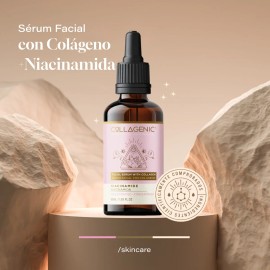 Serum Facial Collagenic 50ml 10% Niacinamida Y Colágeno Hidrolizado Para Todo Tipo De Piel Anti manchas, Unifica el tono, Regula la Producción de Grasa, Reduce Poros Abiertos e Imperfecciones