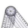 Plastic Goniometer Plastic Ruler, Clear Quick Angle Protractor Finder Body