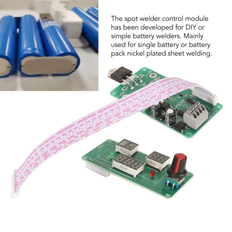 Spot Welder Control Module 40A 9 to 12V LCD Digital