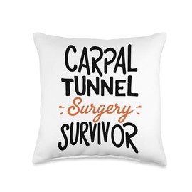 Carpal Tunnel Surgery Survivor Throw Pillow